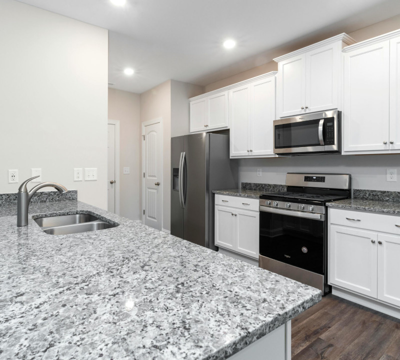 A newly renovated kitchen.